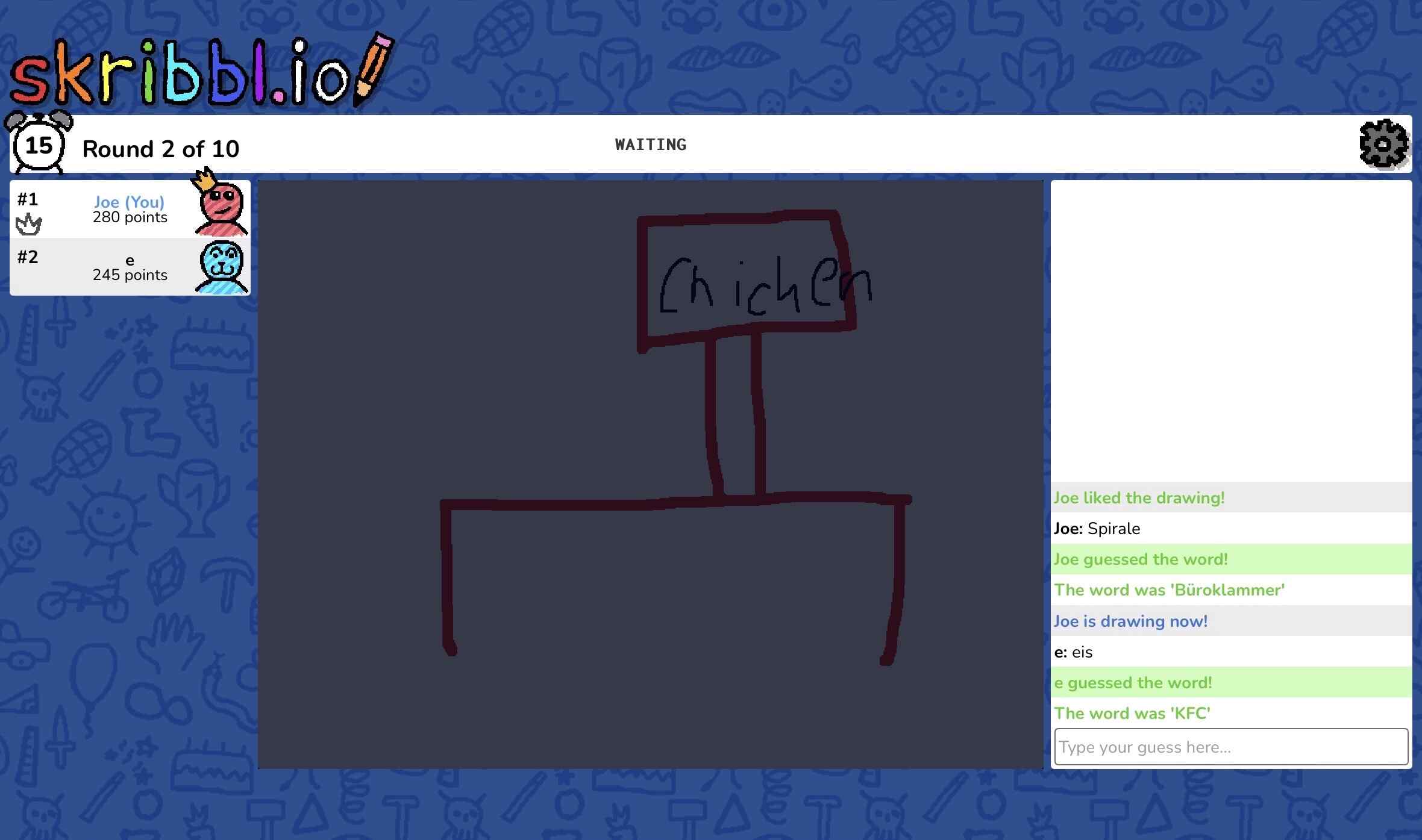 Skribbl KFC