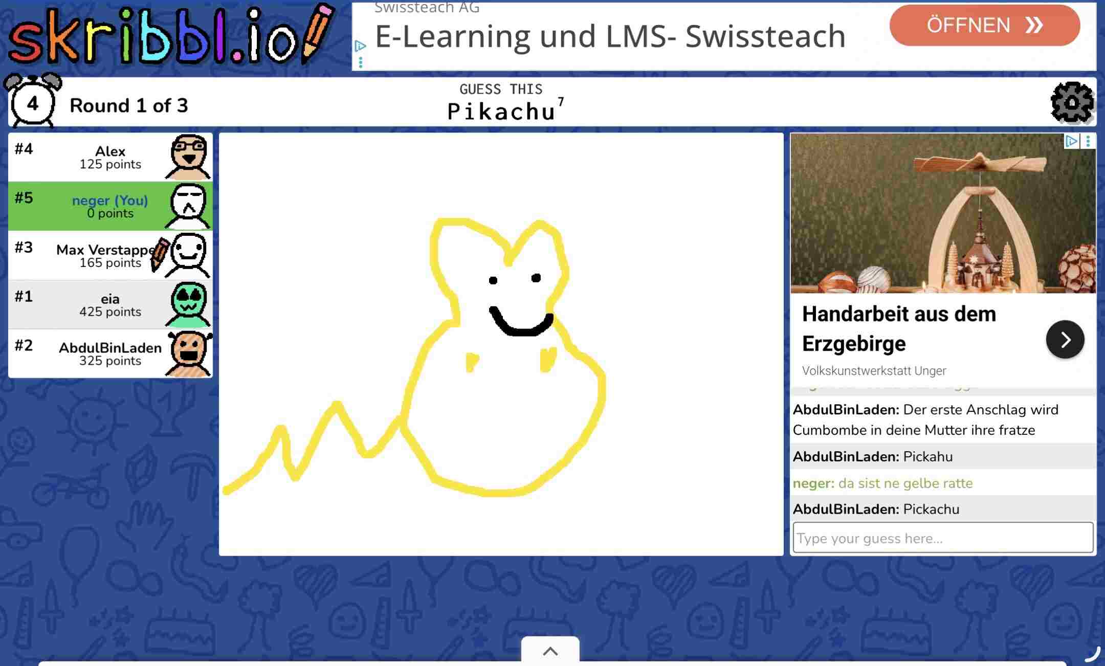 Skribbl Pikachu
